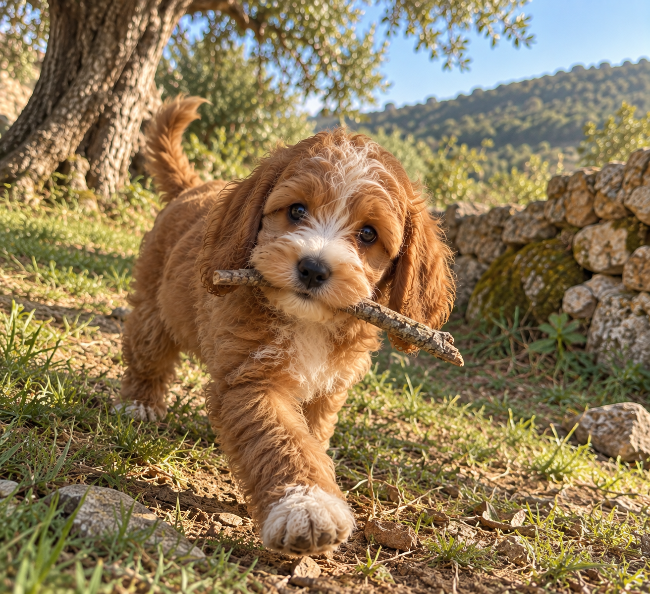 Cockapoo chocolate